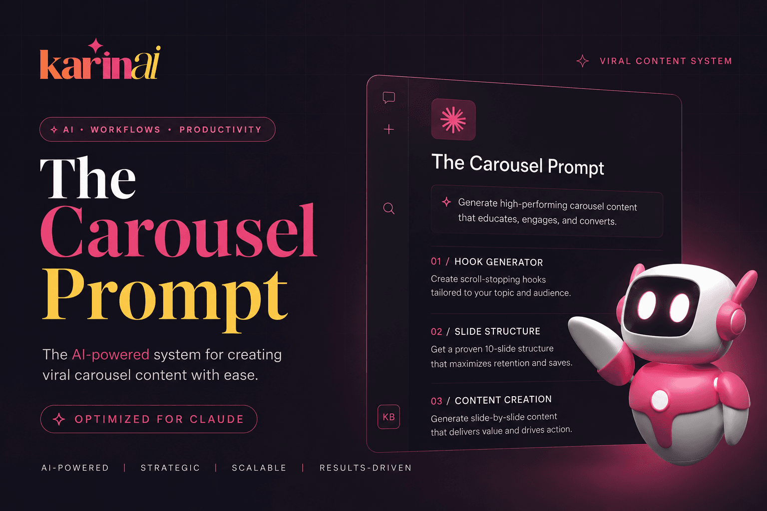 The Carousel Prompt β Claude AI Content Workflow π